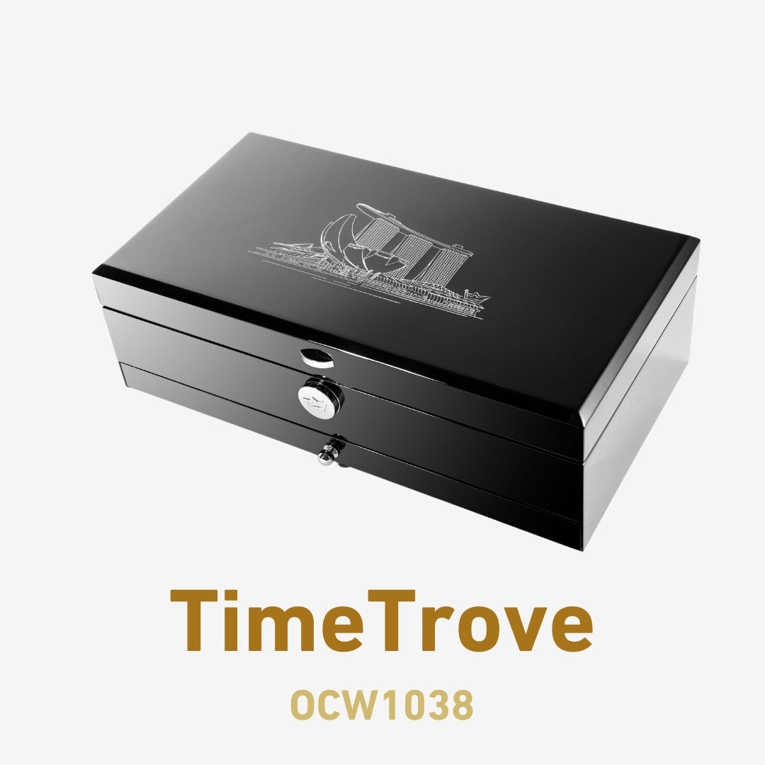 Watch box with on sale light