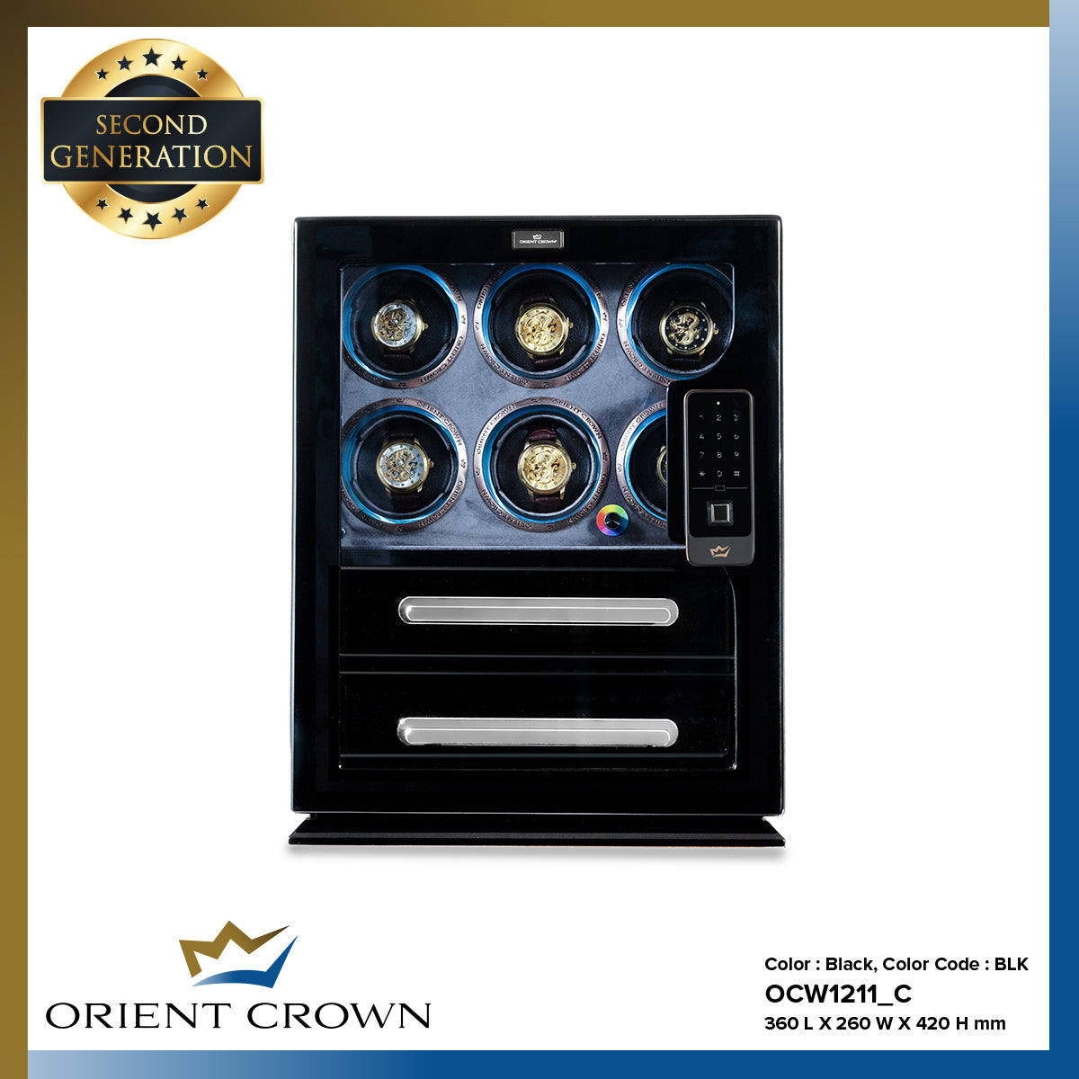 Watch crown store winder